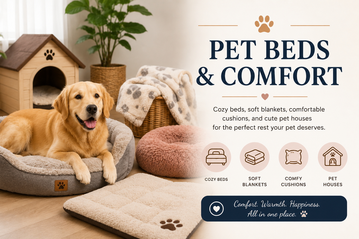Pet Beds &amp; Comfort