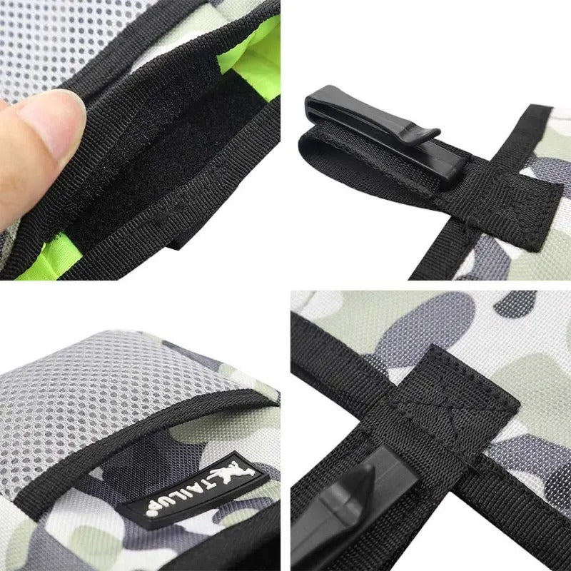 Pet Dog Training Treat Pouch – Portable Snack Reward Bag for Puppy Obedience & Agility Training, Waist Feed Pocket with Drawstring Closure