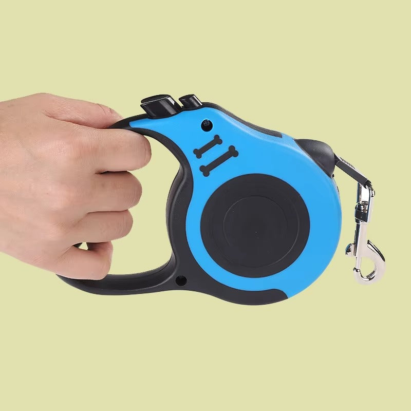 3M/5M Automatic Retractable Dog Leash – Strong Nylon Puppy Lead for Small, Medium & Large Dogs and Cats, Durable Pet Walking Leash