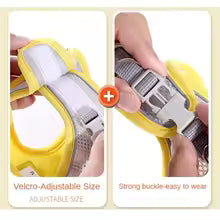 Cat & Dog Harness Vest Chest Rope Set – Reflective Breathable Adjustable Pet Harness with Leash