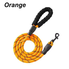 3M Reflective Pet Nylon Leash – Adjustable Dog Tow Rope with Non-Slip Foam Handle for Small, Medium & Large Dogs, Outdoor Walking Lead