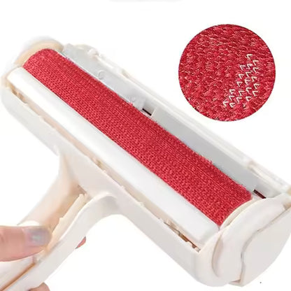 Portability Roller Pet Hair Remover 2-Way Reusable Lint Brush Plastics Furniture Dog and Cat Surface Hair Removal Tool