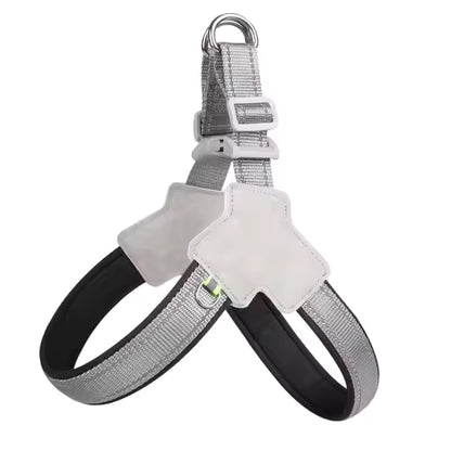 Cat & Dog Harness Vest Chest Rope Set – Reflective Breathable Adjustable Pet Harness with Leash