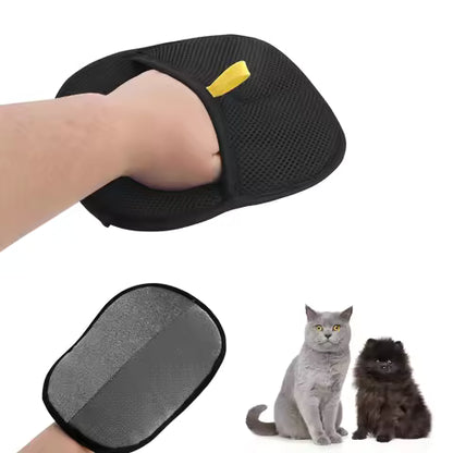 3-Piece Pet Grooming & Cleaning Glove Set – Double-Sided Washing, Massage & Self-Cleaning