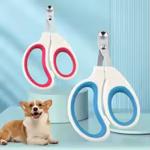 Professional Pet Nail Clippers – Circular Hole Cat &amp; Dog Nail Scissors, Toe Claw Trimmer for Small Dogs and Cats